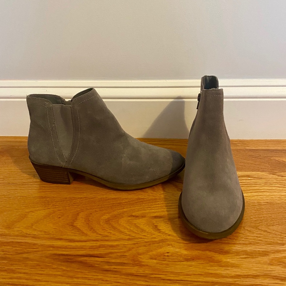 Suede Ankle Booties